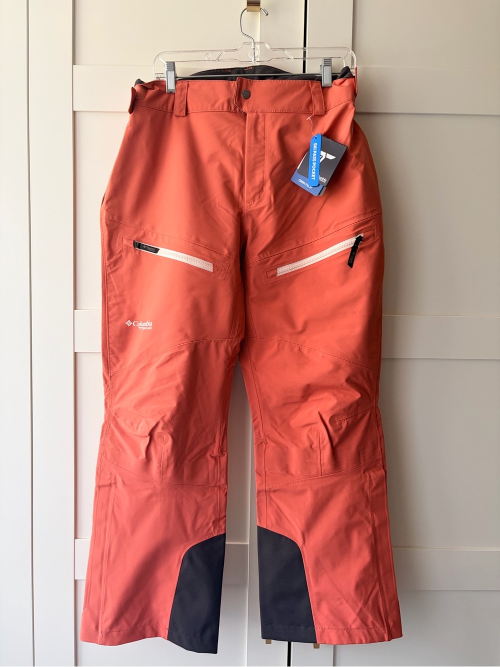 Orange Petite Columbia Snowpants